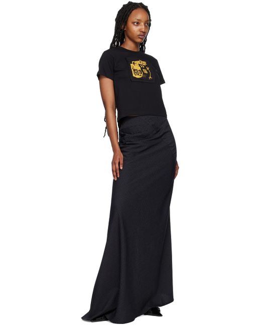 OTTOLINGER Black Ssense Work Capsule – Multiline Maxi Skirt