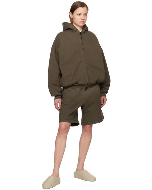 Fear Of God Green Relaxed Shorts