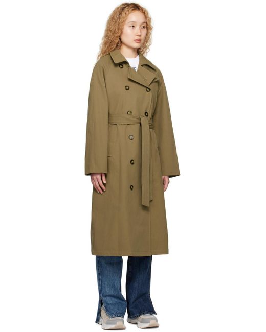 khaki summer coat