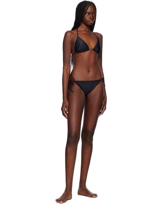 Maison Kitsune ブラック ベビーフォックス ビキニ BABY FOX BIKINI SET | Maison Kitsuné