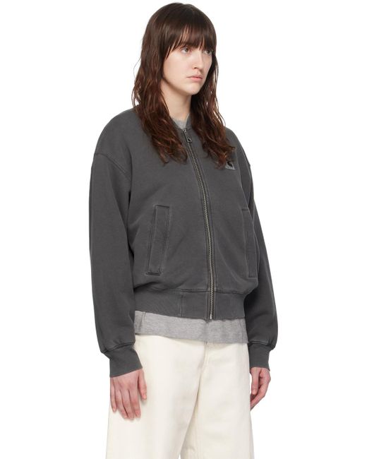 Carhartt グレー Nelson ボンバージャケット ブラック | Lyst