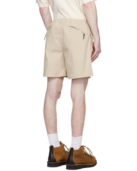 Adsum Natural Zip Pocket Shorts for men