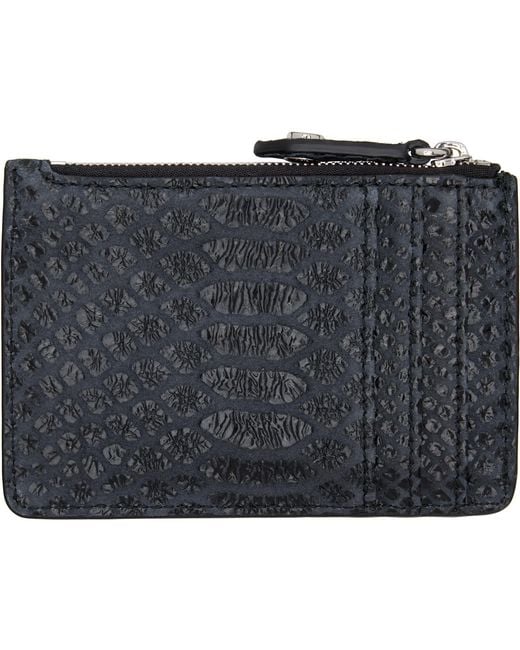 Vivienne Westwood Black Slim Long Card Holder for men