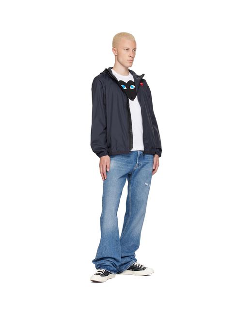 COMME DES GARÇONS PLAY Blue Converse Edition Chuck 70 Multi Heart Sneakers for men