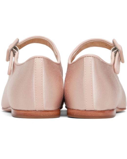 Sandy Liang Black Mary Jane Pointe Ballerina Flats