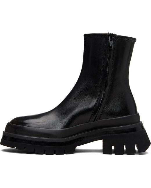 Khaite Black Fallon Boots