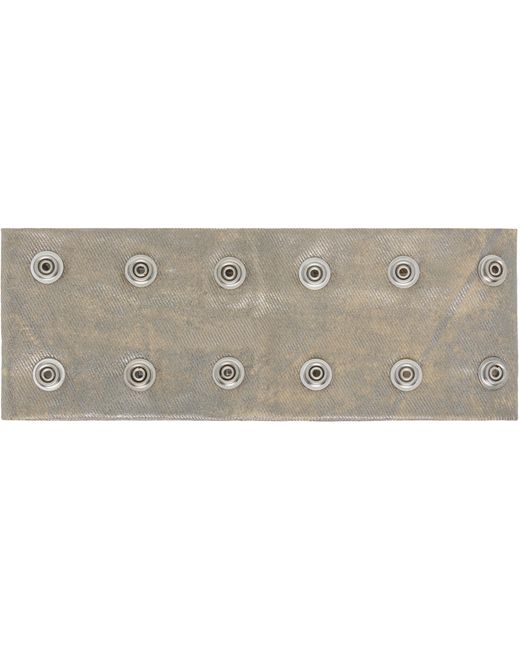 Rick Owens メンズ ブラック Concordians Strobe Neck Band チョーカー