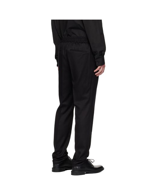HUGO Black Slim-Fit Trousers for men