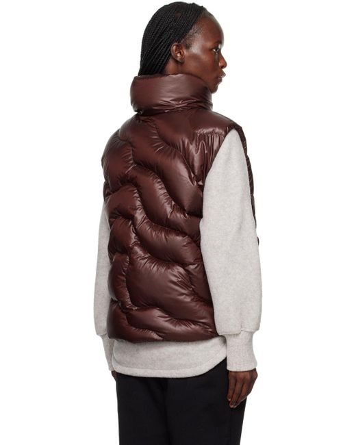 Canada Goose Red Cypress Down Vest in Brown | Lyst