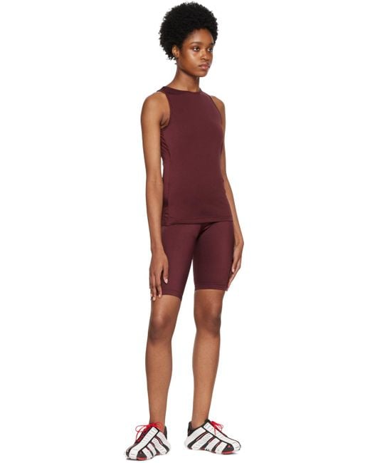 Wolford Red The Workout Biker Shorts