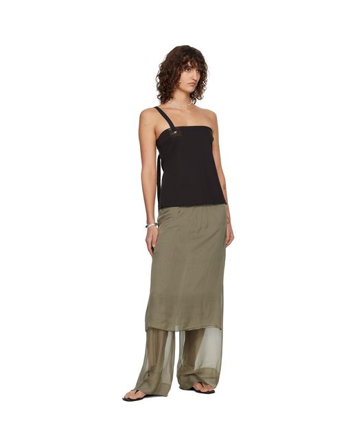 Paloma Wool Black Lali Top