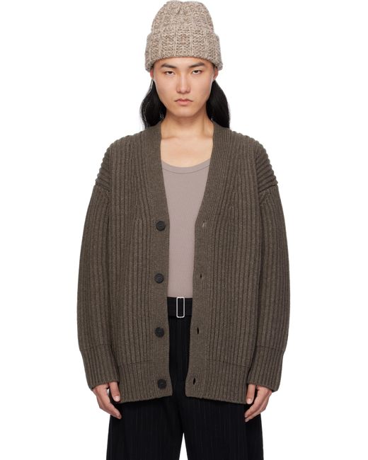 Studio Nicholson Pomona Knit Cardigan in Black for Men
