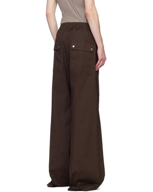 Rick Owens Black Hollywood Wide Bela Trousers for men