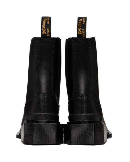 Dr. Martens Black Maybole Square Toe Chelsea Boots
