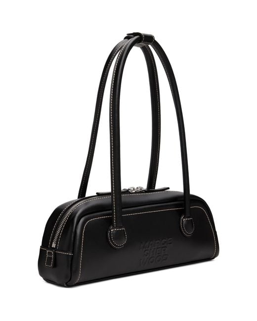 MARGE SHERWOOD Black Soft Boston Ew Mini Bag