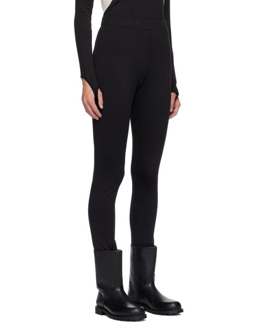 Moncler Black Polartec Leggings