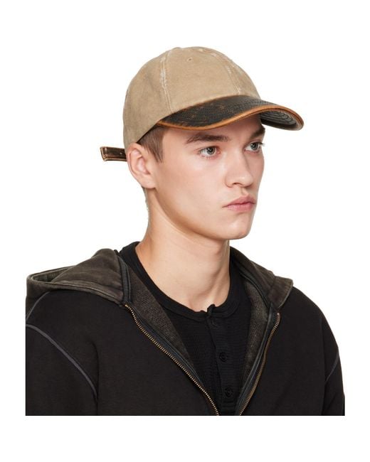 MMIC Black Patina Brim Cap for men