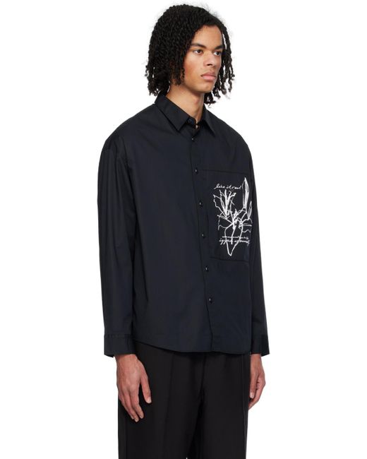 Izzue Black Printed Shirt for men