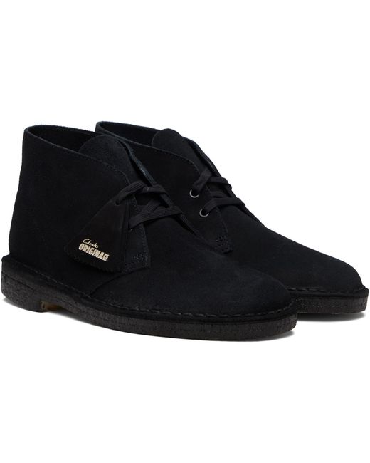 Clarks Black Desert Boots for men