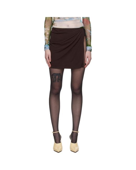 Christopher Esber Multicolor Wrapped Mini Skirt