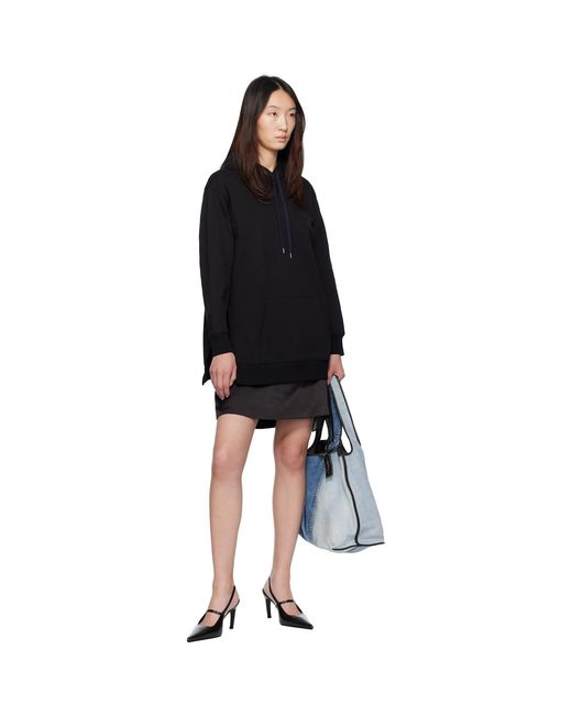 3.1 Phillip Lim Black Combo Hoodie & Minidress Set