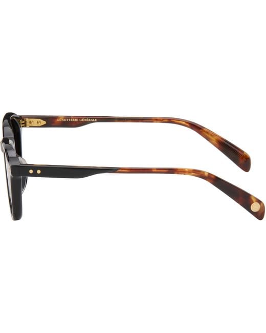 Lunetterie Generale Brown Only Romance Sunglasses for men