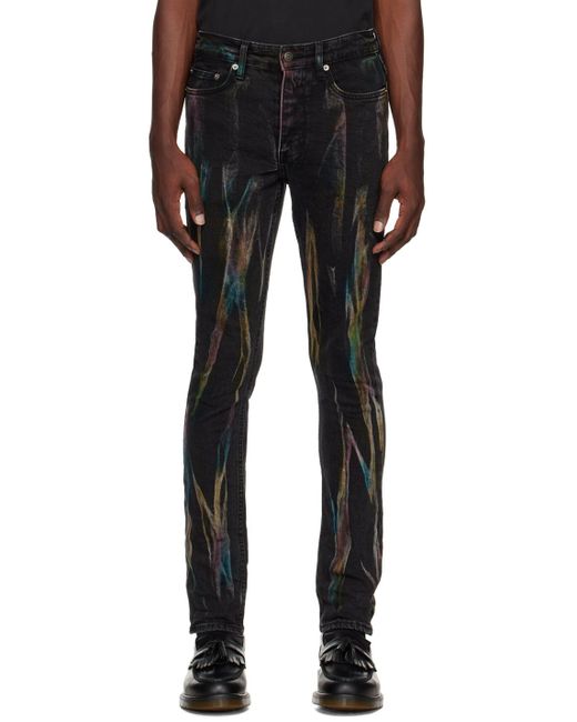 Ksubi Black Chitch Refrakt Jeans for men