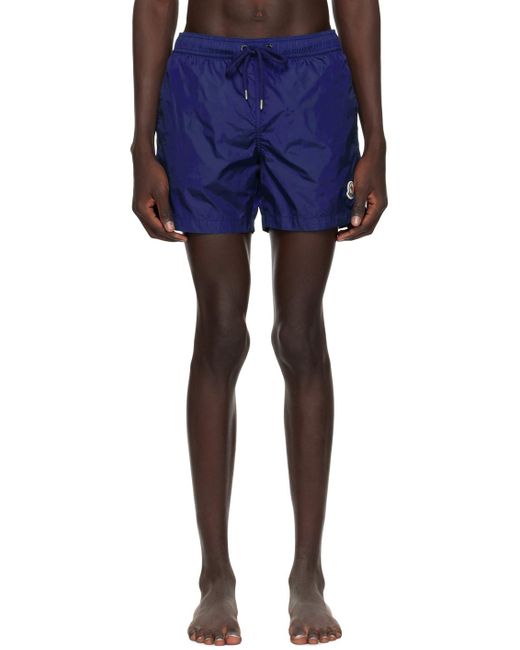 Mocler maillot de bai bleu à cordo coulissat Moncler pour homme en coloris Blue