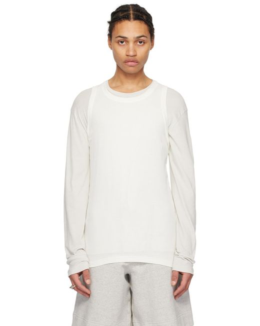 Jil Sander Multicolor Off-white Tank Top & Long Sleeve T-shirts Set for men