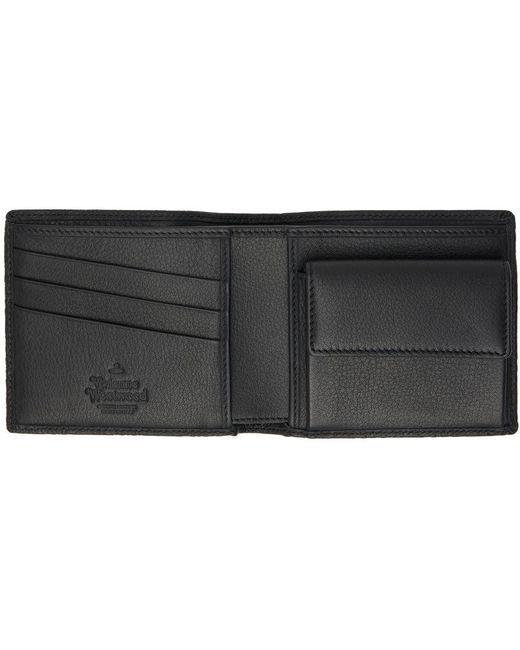 Vivienne Westwood Black Embossed Wallet