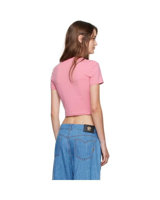 Versace Jeans Couture Multicolor V-Emblem Slim-Fit T-Shirt