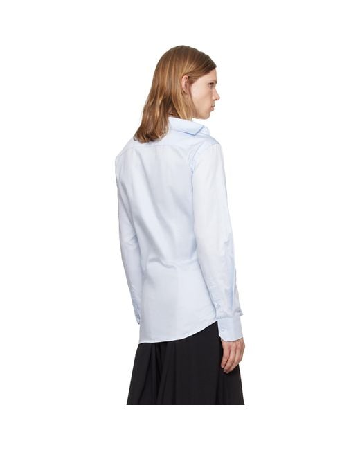 HODAKOVA White Asymmetric Shirt for men