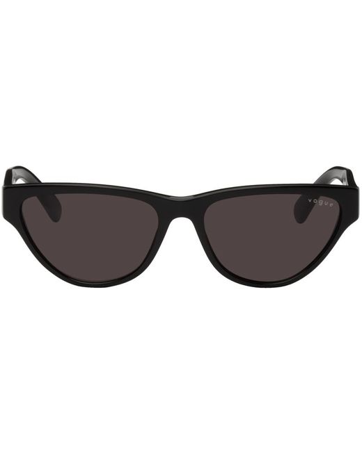 Vogue Eyewear Black Hailey Bieber Edition Cat-eye Sunglasses