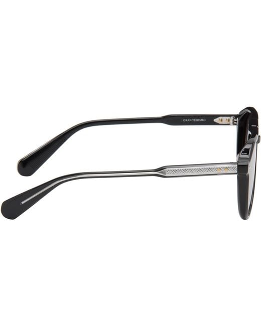 Lunetterie Generale Brown 'Gran Turismo' Sunglasses for men