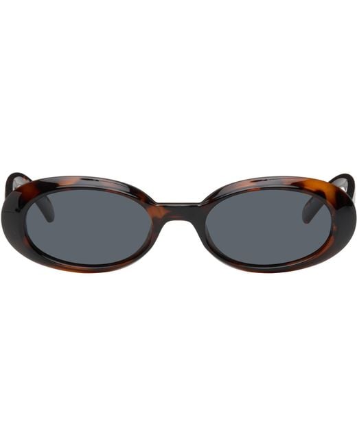 Le Specs Gray 'Work It! Sunglasses