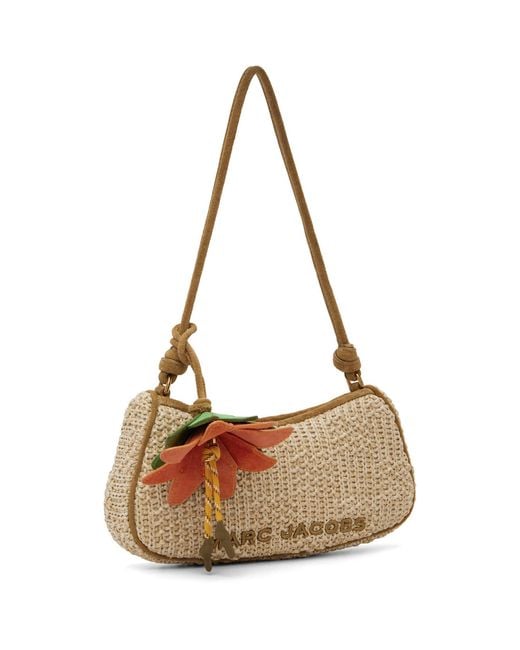 Marc Jacobs Brown 'The Summer Woven Charm' Shoulder Bag