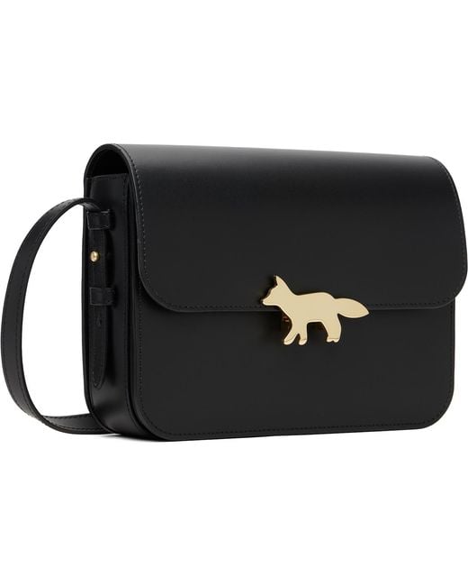 Maison Kitsuné Black Edie Bag