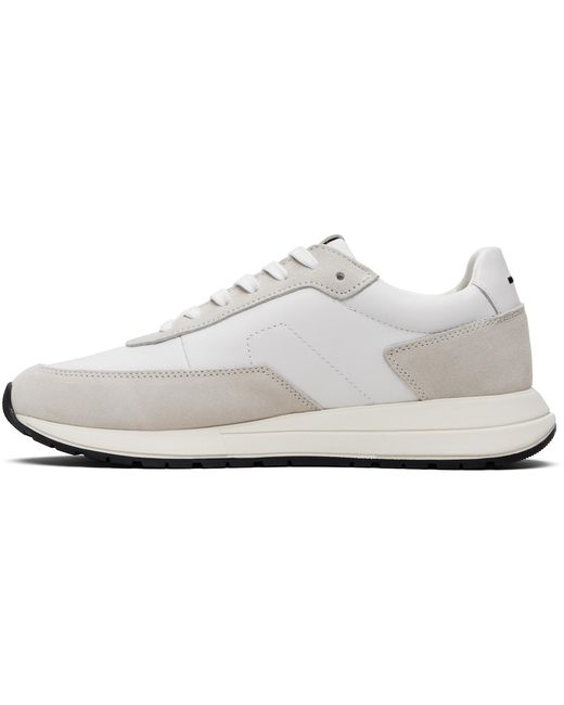 Boss Black Off- Suede Trim Sneakers for men