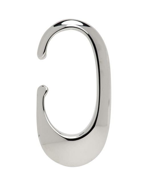 Lemaire Metallic Long Drop Single Ear Cuff for men