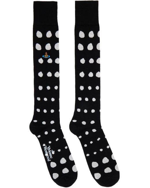 Vivienne Westwood Black Dots Socks for men