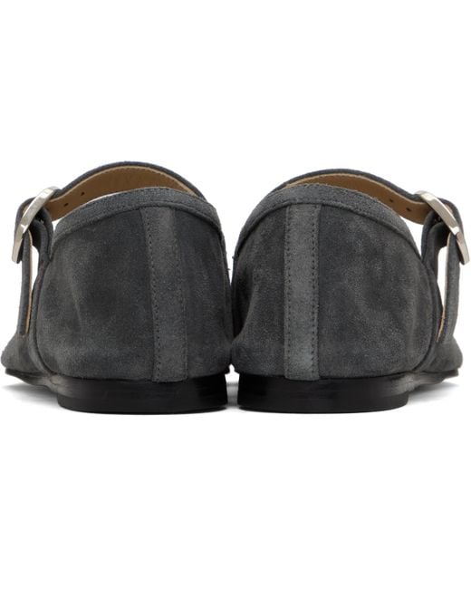Le Monde Beryl Mary Jane Ballerina Flats in Black | Lyst
