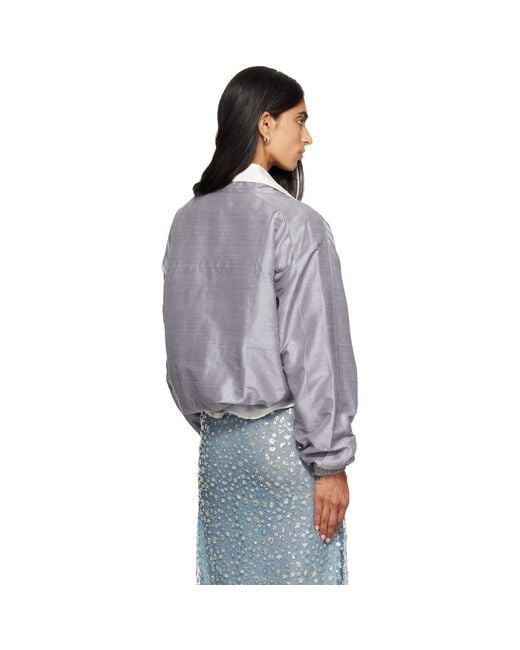 RESCHA Gray Ssense Exclusive Khel Jacket