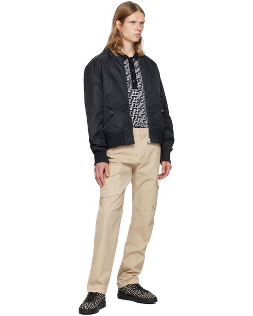 Balmain Natural Darted Cargo Pants for men