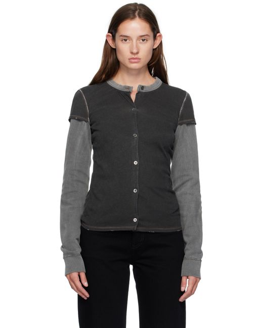 Our Legacy Black Heat Long Sleeve Cardigan