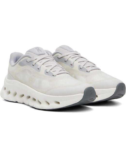 On Shoes White Cloudtilt Remix Sneakers
