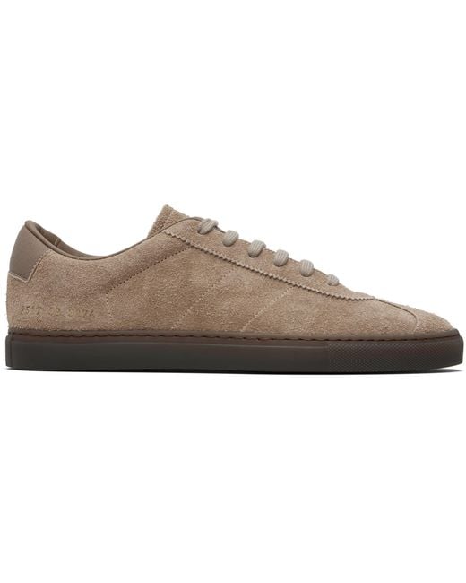 Common Projects Black Taupe Field Sneakers for men