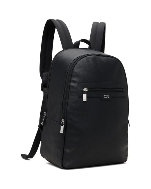 Boss Black Logo Hardware Backpack for men