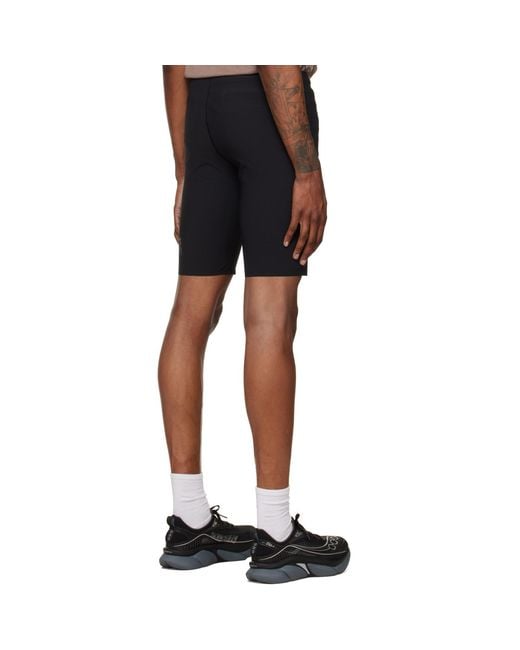 On Shoes Black Zero Half Tight Running Shorts for men