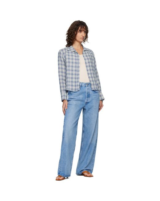 Citizens of Humanity Blue Ayla Baggy Jeans