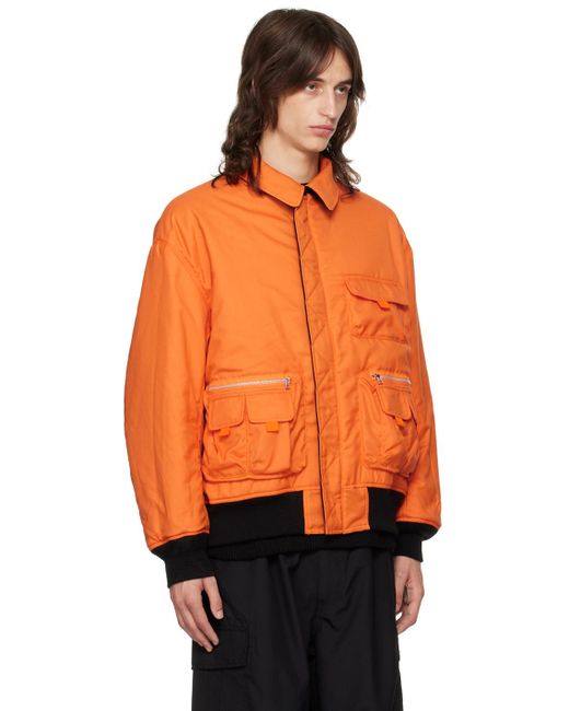 Comme des Garçons Black Reversible Bomber Jacket for men